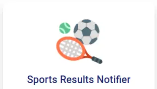 Sports Result Notifier